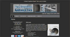 Desktop Screenshot of acepremiumappliance.com